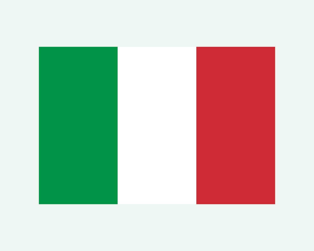 nationaal vlag van Italië. Italiaans land vlag. Italiaans republiek gedetailleerd spandoek. eps vector illustratie besnoeiing het dossier.