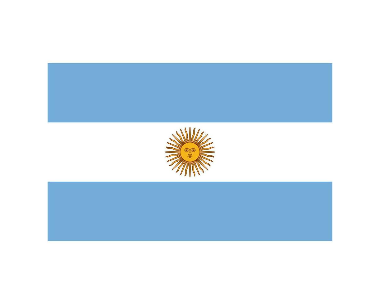 nationaal vlag van Argentinië. Argentijns land vlag. Argentijns republiek gedetailleerd spandoek. eps vector illustratie besnoeiing het dossier.