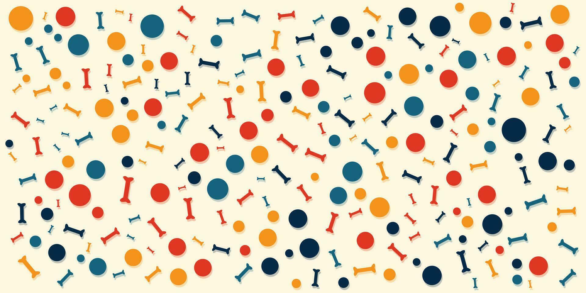 naadloos patroon met kleurrijk confetti voor halloween festival vector