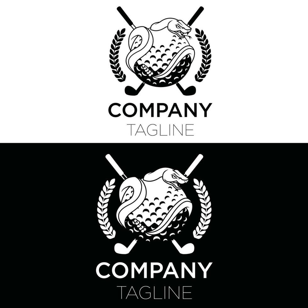 golf slang logo vector