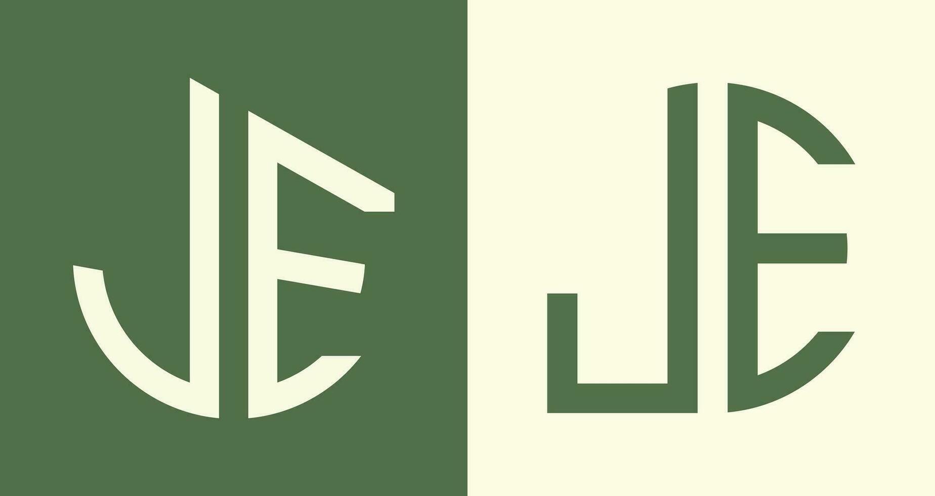 creatief gemakkelijk eerste brieven je logo ontwerpen bundel. vector