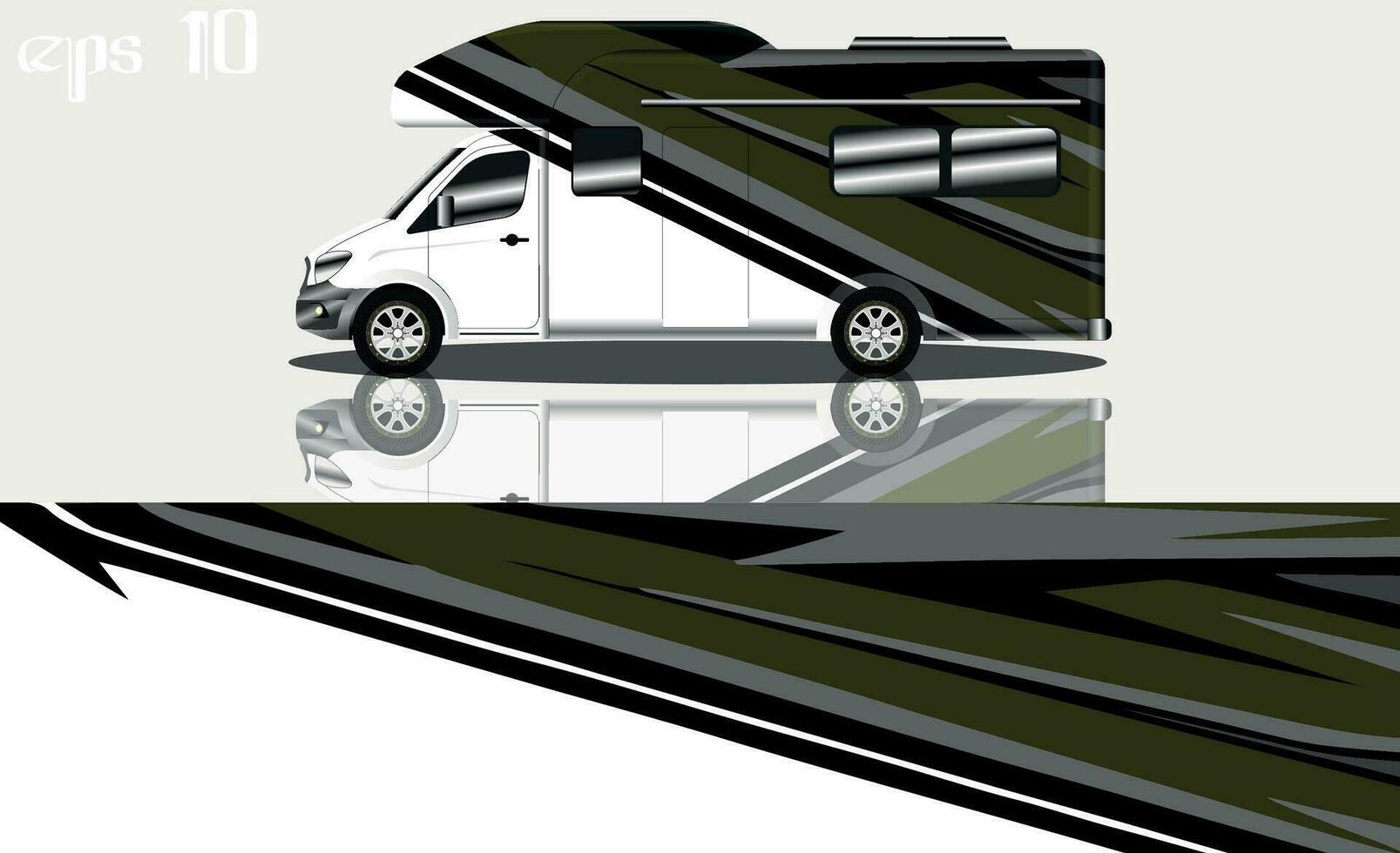 camper auto wraps vector