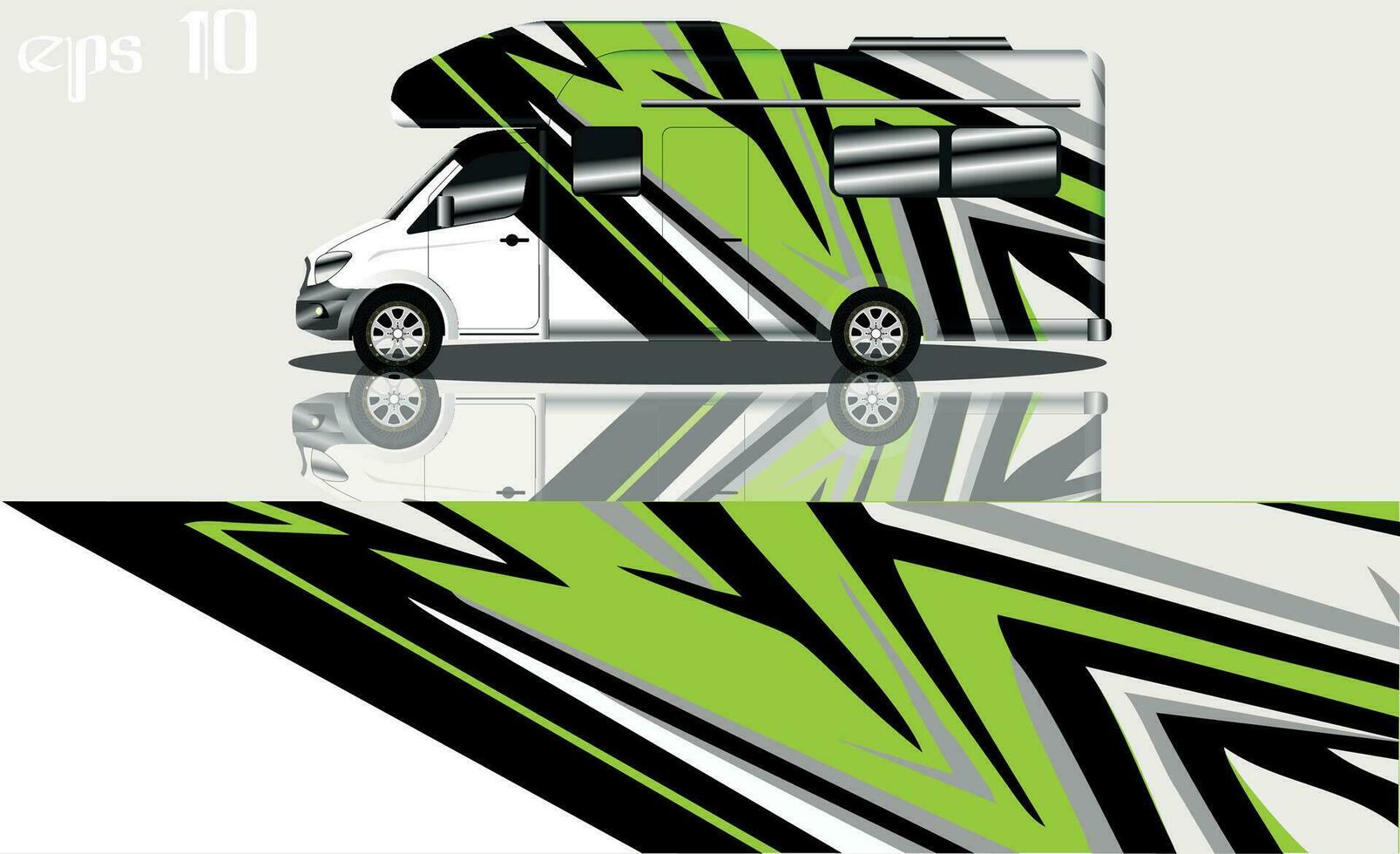 camper auto wraps vector