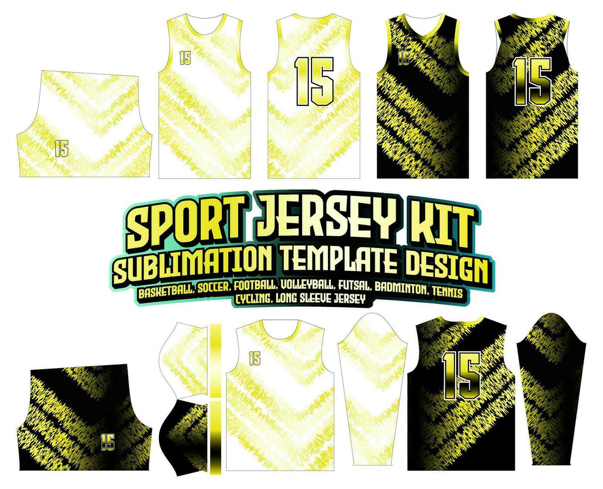 helling geel abstract Jersey ontwerp sportkleding achtergrond vector