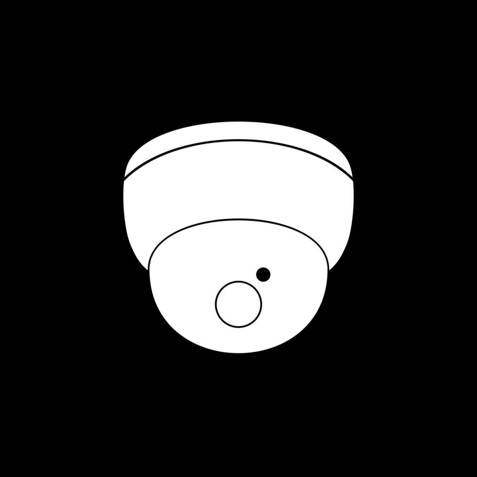 cctv silhouet voor icoon, symbool, pictogram, kunst illustratie, website, appjes, logo type of grafisch ontwerp element. vector illustratie