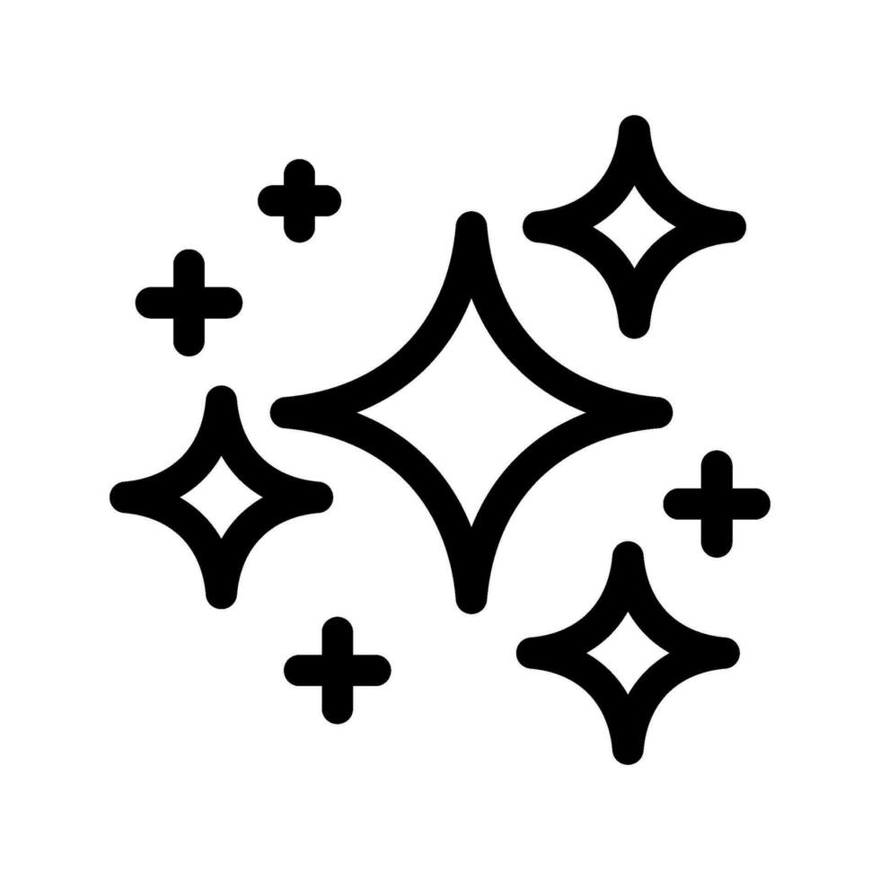sparkles icoon vector symbool ontwerp illustratie