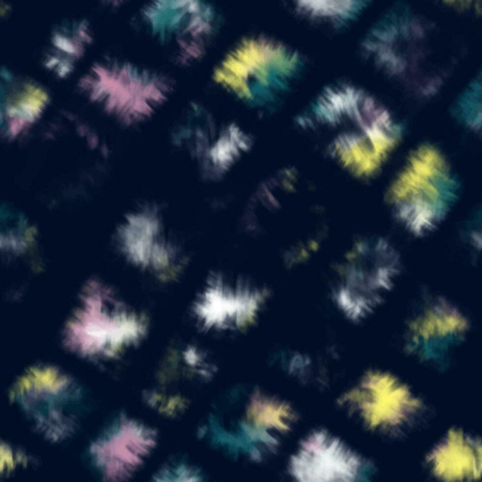 naadloos patroon met stropdas kleurstof kleurrijk ruit. abstract meetkundig waterverf wazig structuur vector