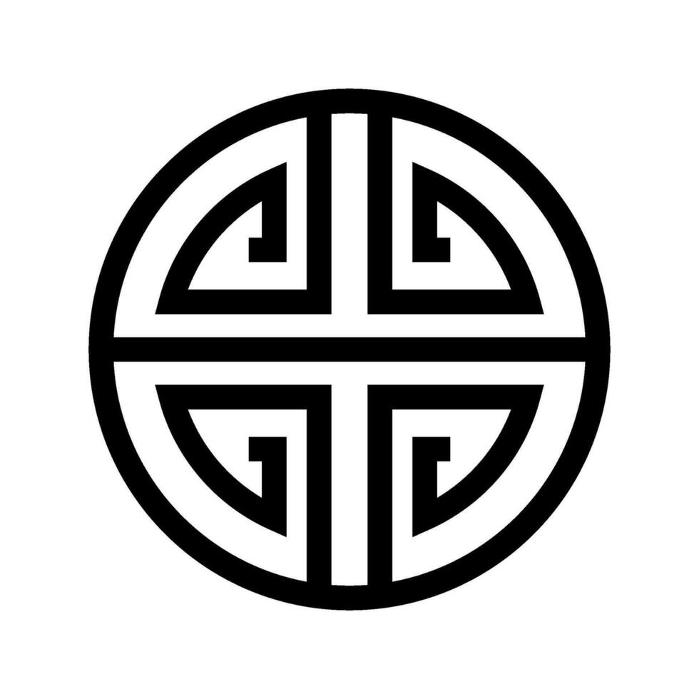 deur ornament icoon vector symbool ontwerp illustratie