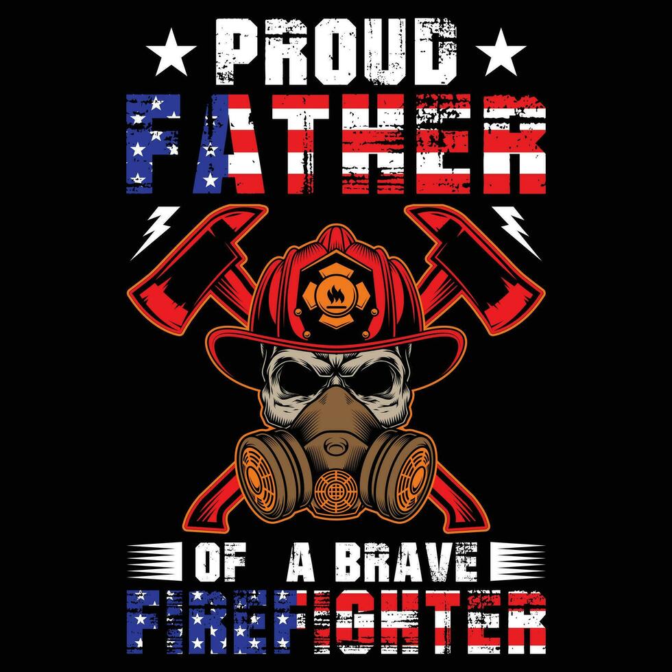 grappig brandweerman t-shirt ontwerp, VS brandweerman t-shirt ,brandweerman t-shirt vector