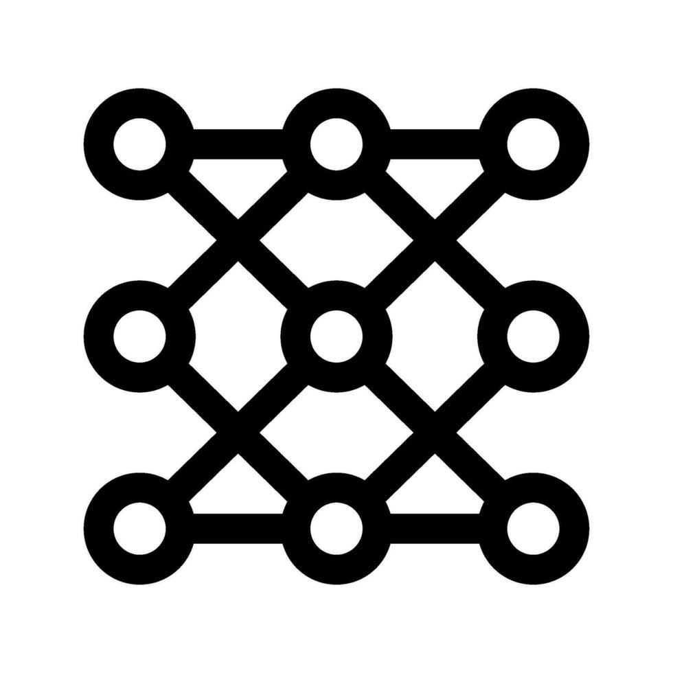 algoritmen icoon vector symbool ontwerp illustratie