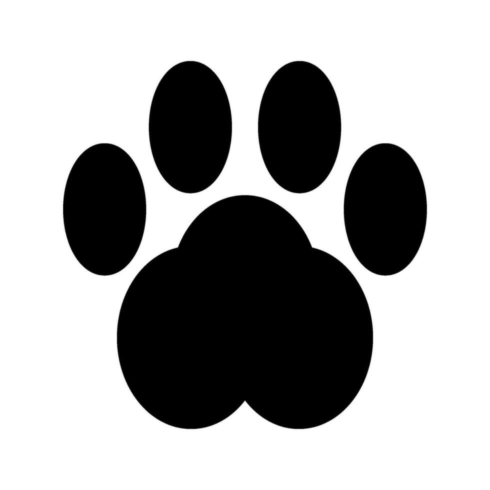 voetafdruk icoon vector symbool ontwerp illustratie