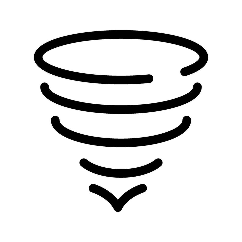 tornado icoon vector symbool ontwerp illustratie