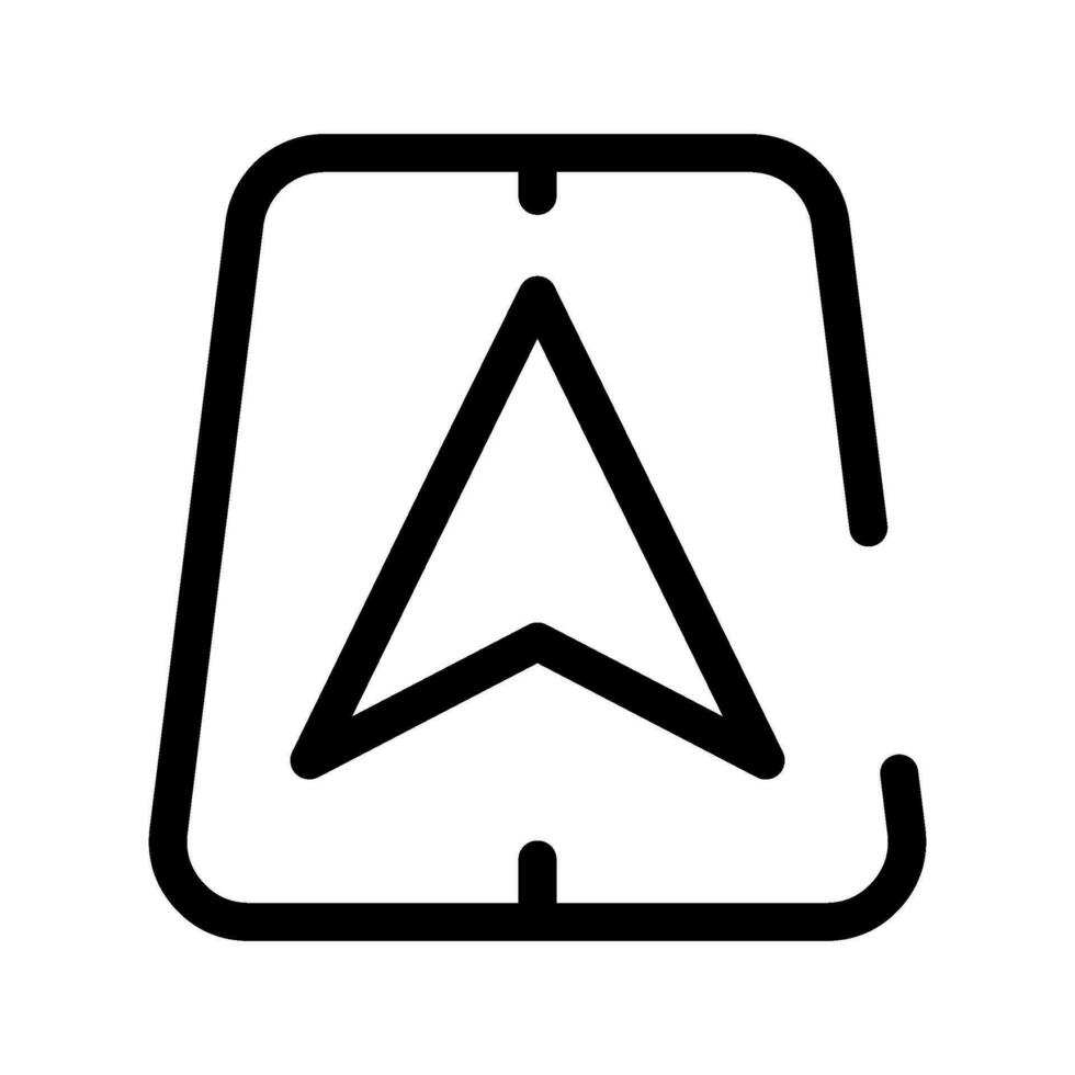 weg GPS icoon vector symbool ontwerp illustratie