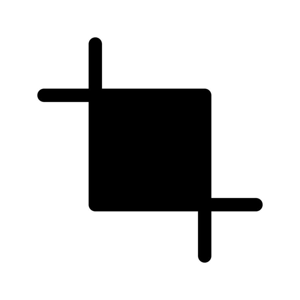 Bijsnijden icoon vector symbool ontwerp illustratie