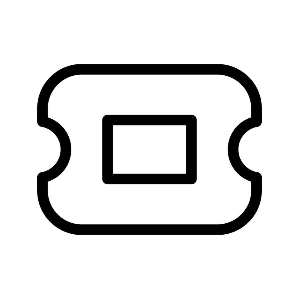 ticket icoon vector symbool ontwerp illustratie