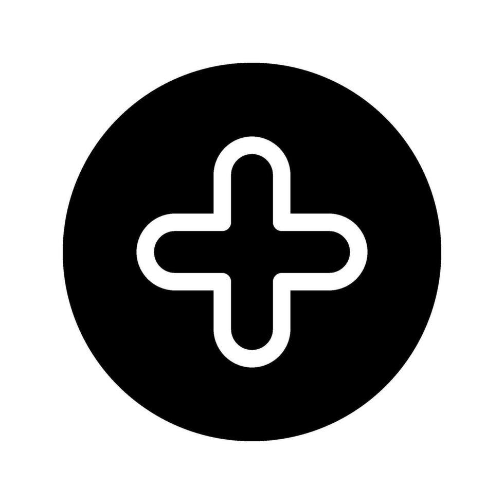 plus icoon vector symbool ontwerp illustratie