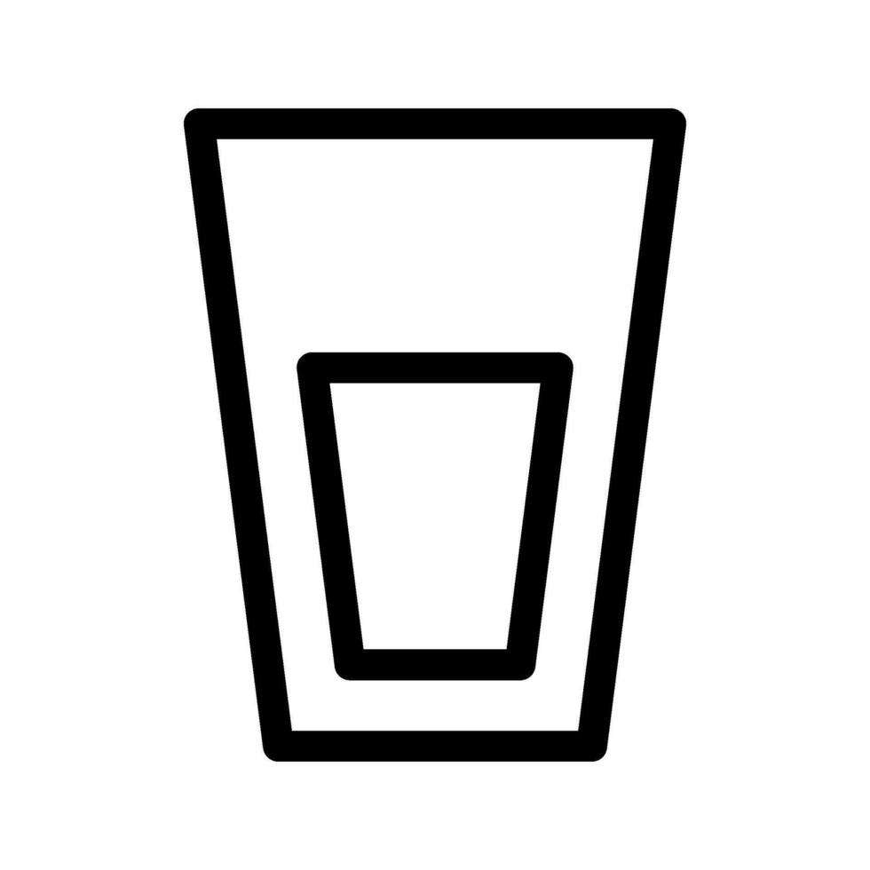 glas icoon vector symbool ontwerp illustratie