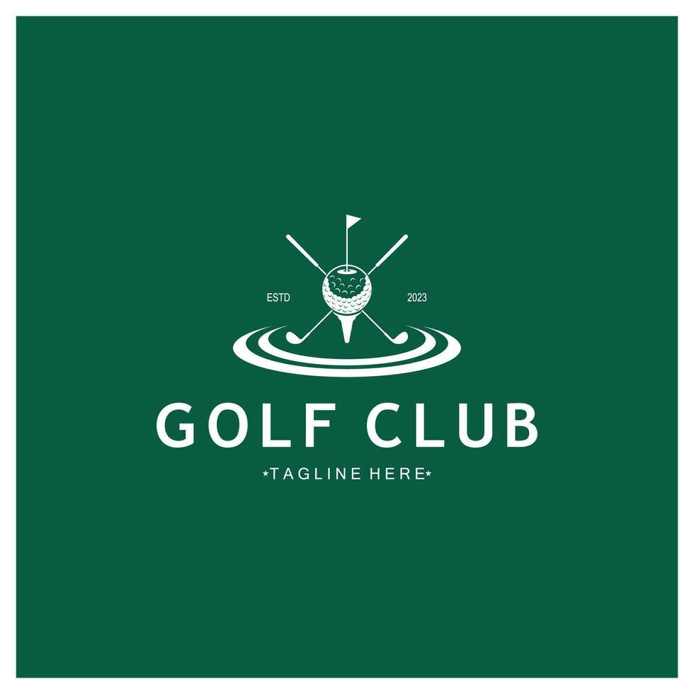 golf bal logo, golf ontwerp stok logo, logo voor professioneel golf team, golf club, toernooi, golf op te slaan bedrijf, golf Cursus, evenement vector