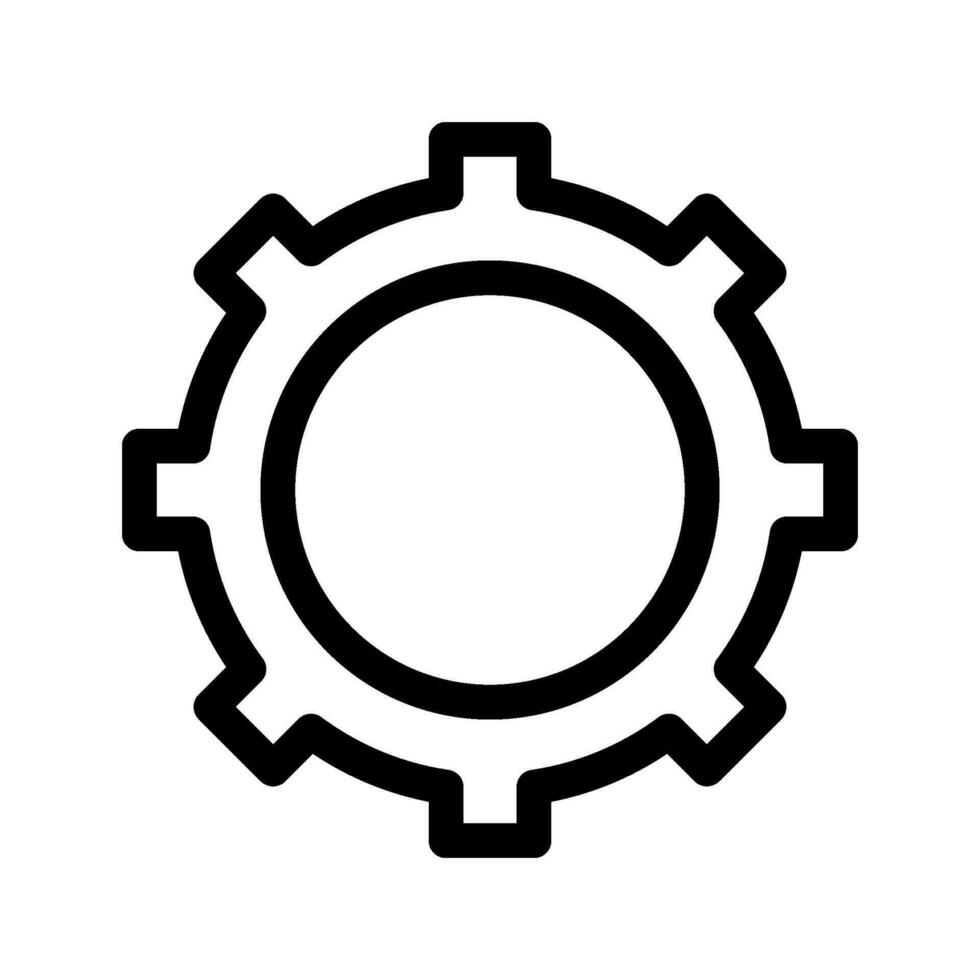instelling icoon vector symbool ontwerp illustratie