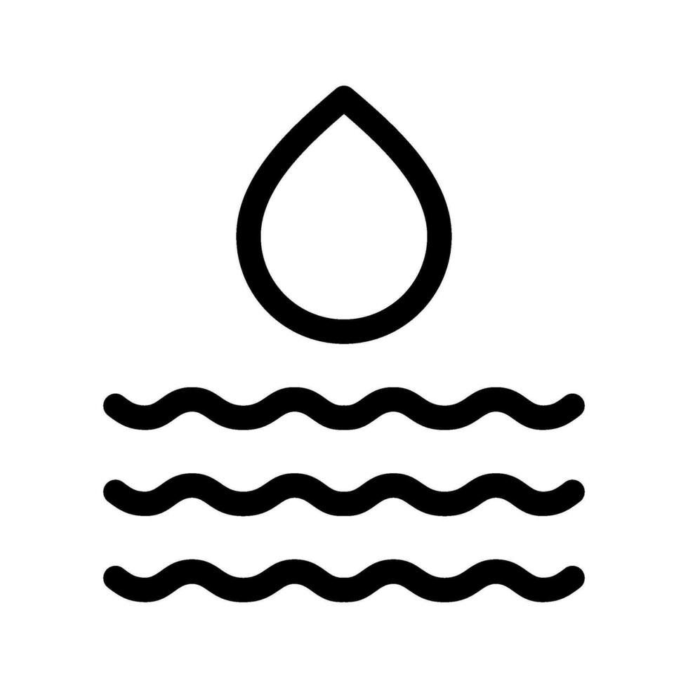 water laten vallen icoon vector symbool ontwerp illustratie