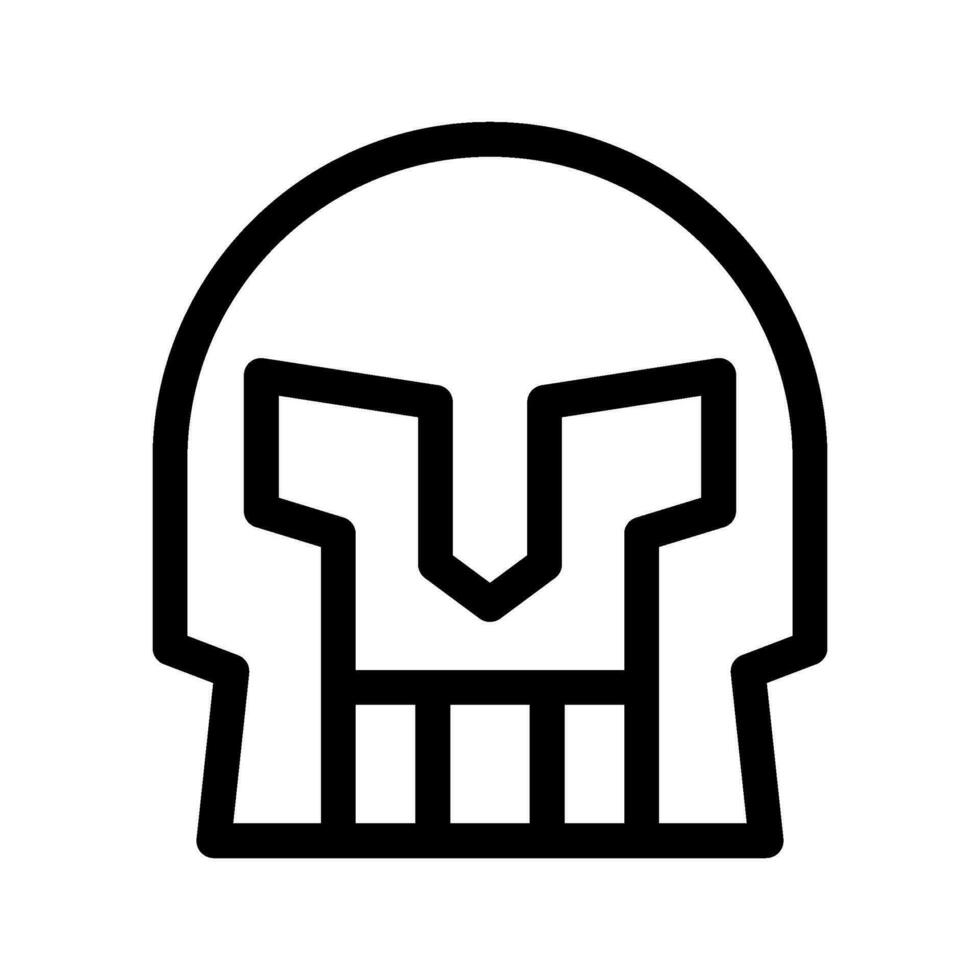 oorlog helm icoon vector symbool ontwerp illustratie