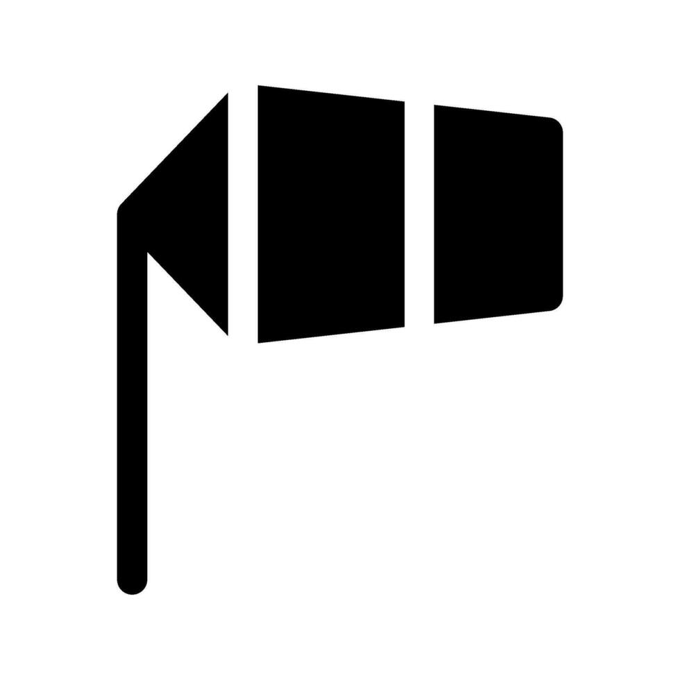 wind sok icoon vector symbool ontwerp illustratie