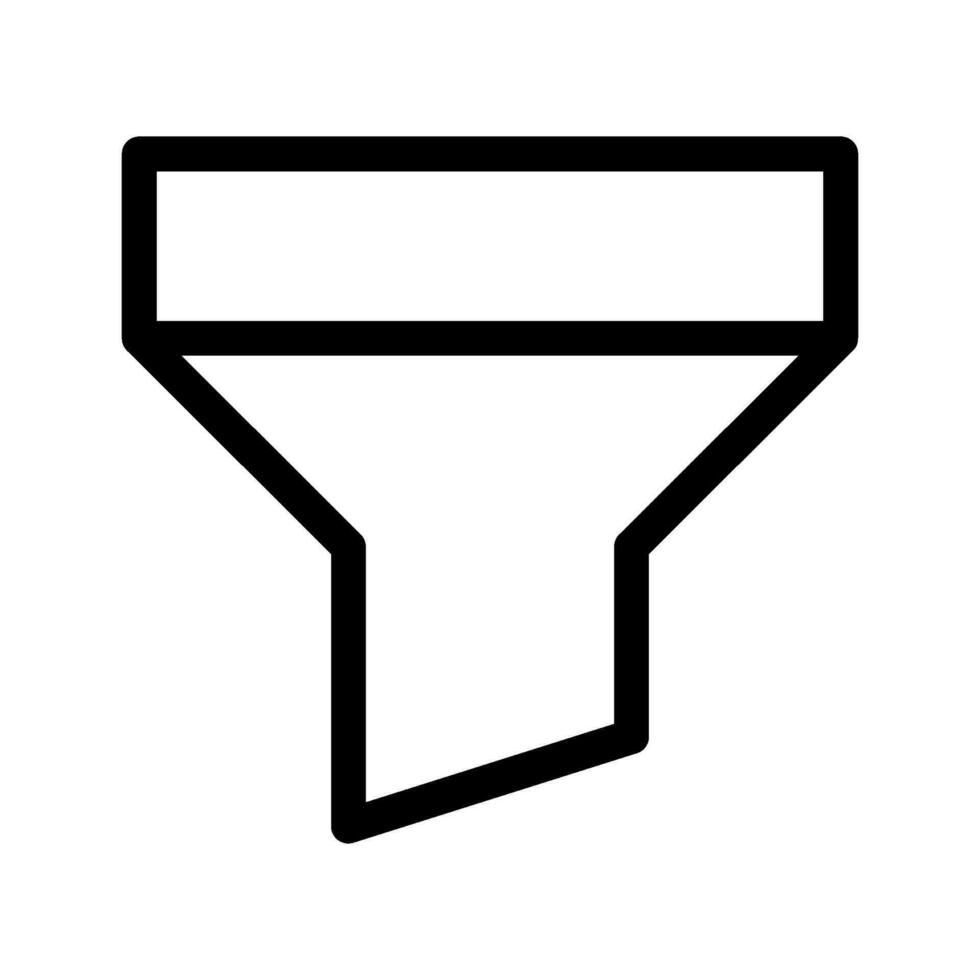 filter icoon vector symbool ontwerp illustratie