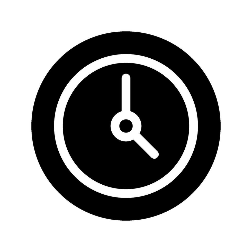 klok icoon vector symbool ontwerp illustratie