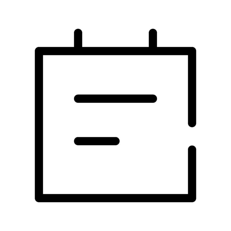 Notitie icoon vector symbool ontwerp illustratie