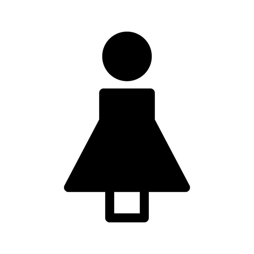 vrouw icoon vector symbool ontwerp illustratie