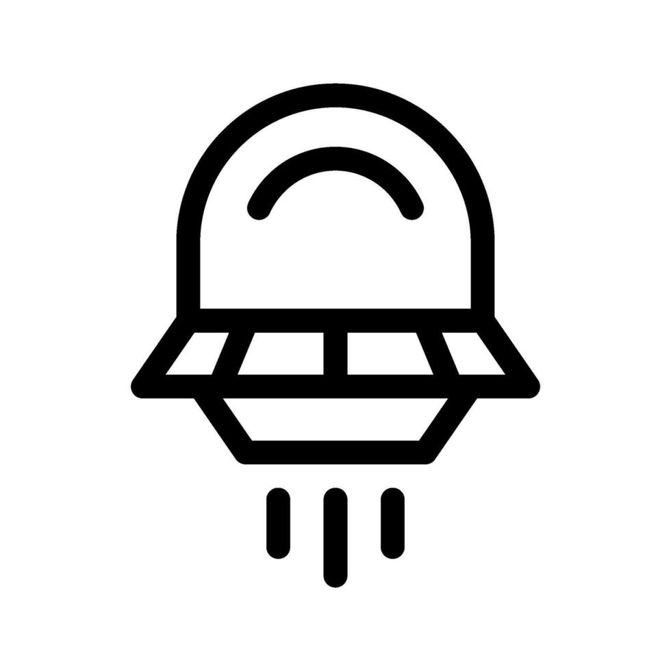 ufo icoon vector symbool ontwerp illustratie