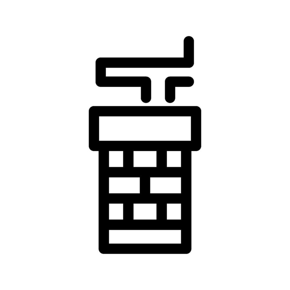 schoorsteen icoon vector symbool ontwerp illustratie