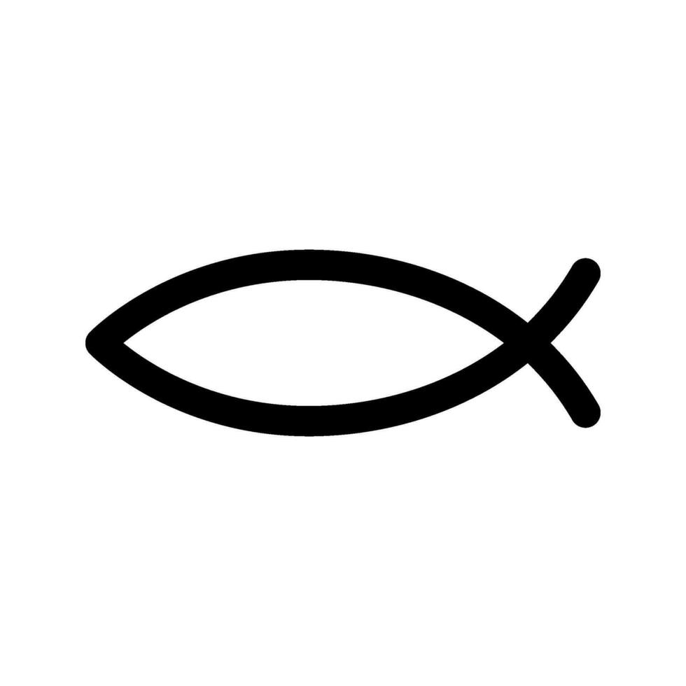 ichthys icoon vector symbool ontwerp illustratie