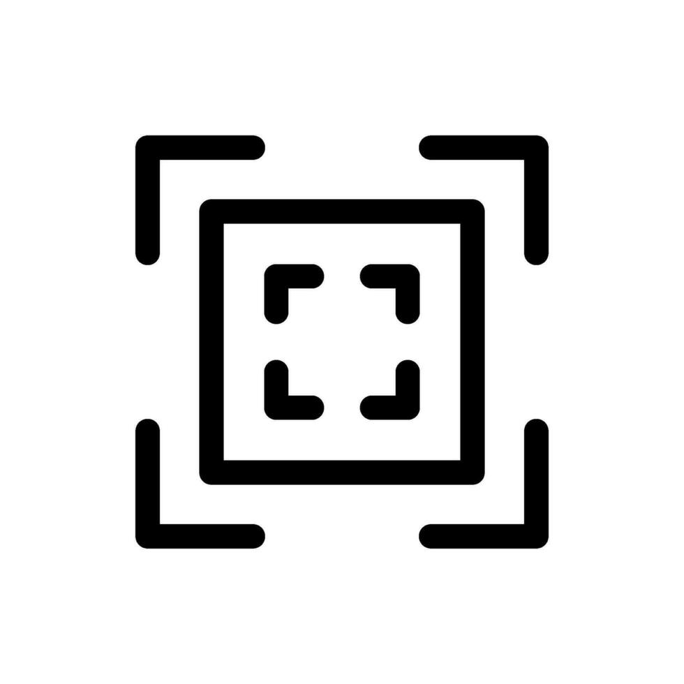 formaat wijzigen icoon vector symbool ontwerp illustratie