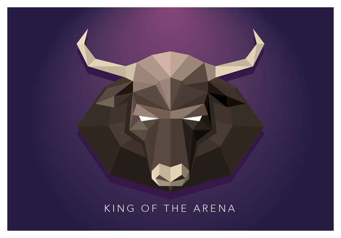 King Of The Arena geometrische vorm vector