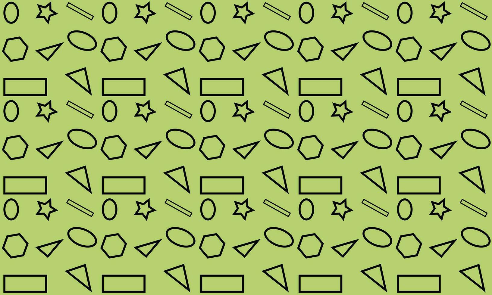 naadloos vector patroon. herhalen meetkundig driehoeken Aan een groen achtergrond.