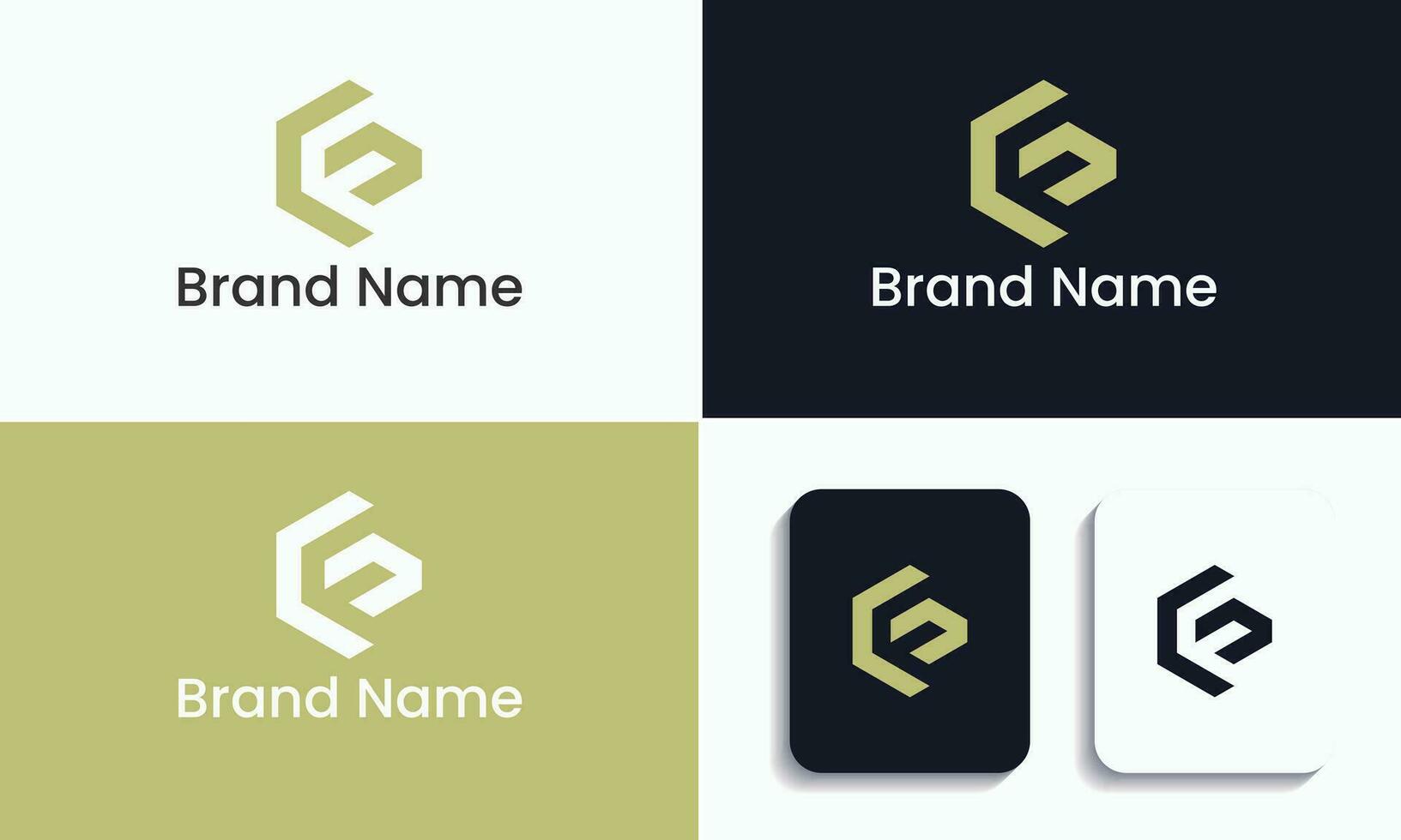 brief logo ontwerp en f brief alfabet modern en creatief. vector