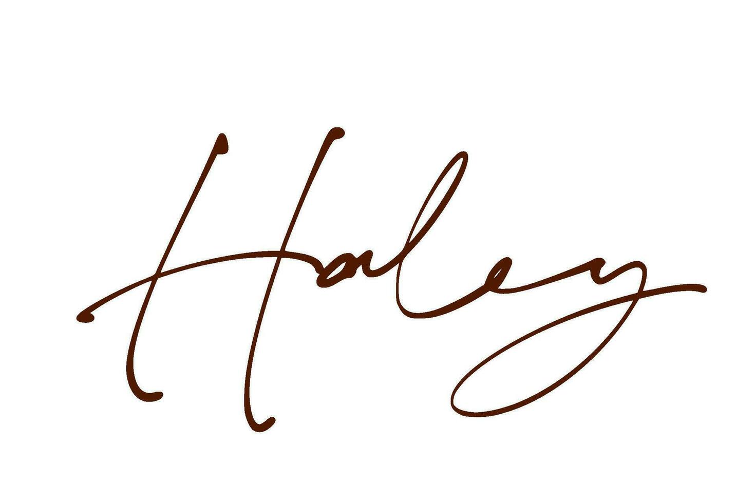 handtekening serie h ontwerp illustratie vector