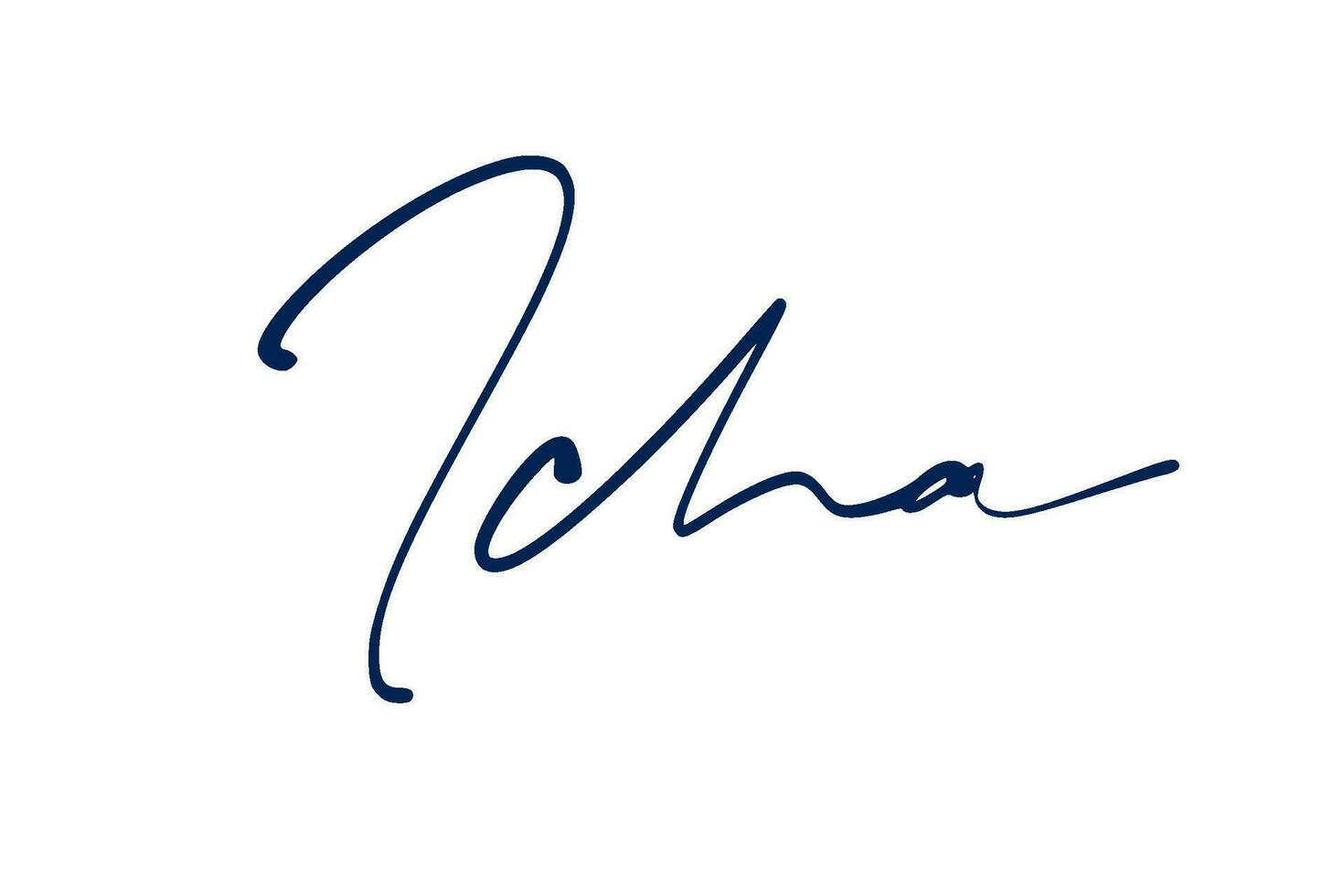 handtekening serie een ontwerp illustratie vector