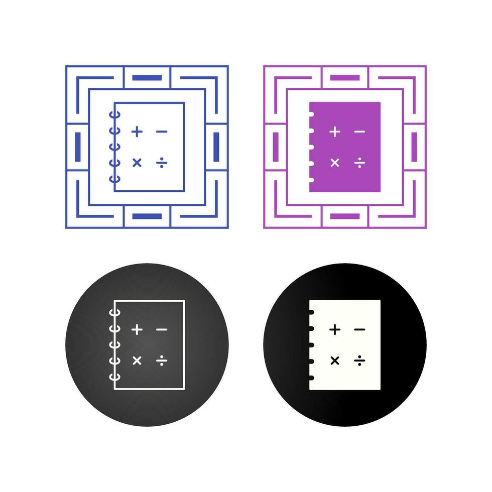 wiskunde vector icon