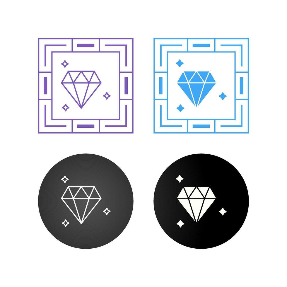 diamant vector pictogram