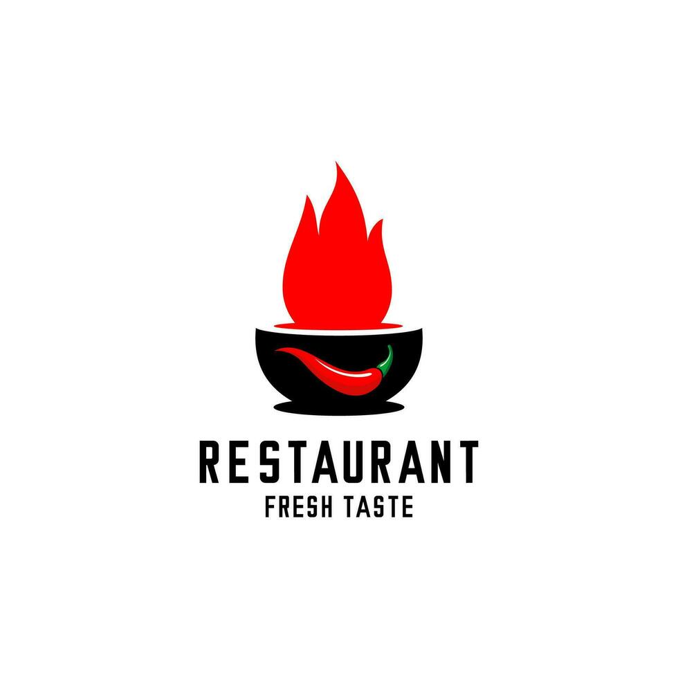 vector ontwerp van een restaurant kom met een wit achtergrond