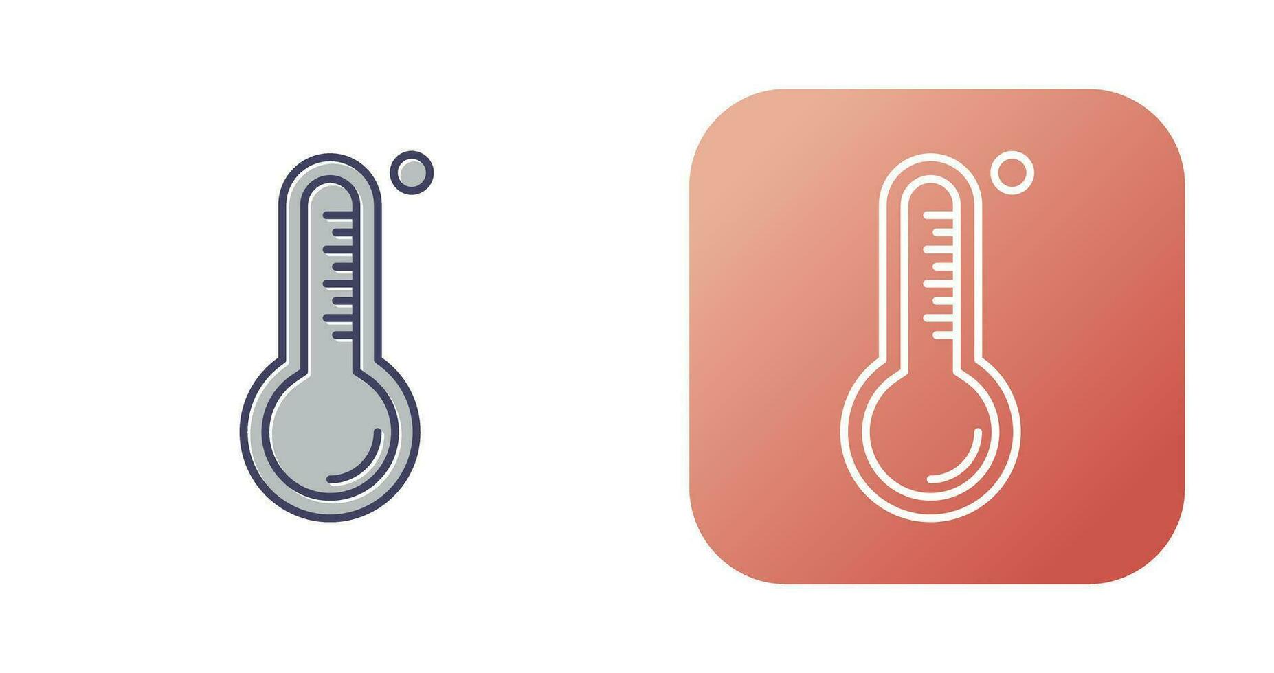 thermometer vector pictogram