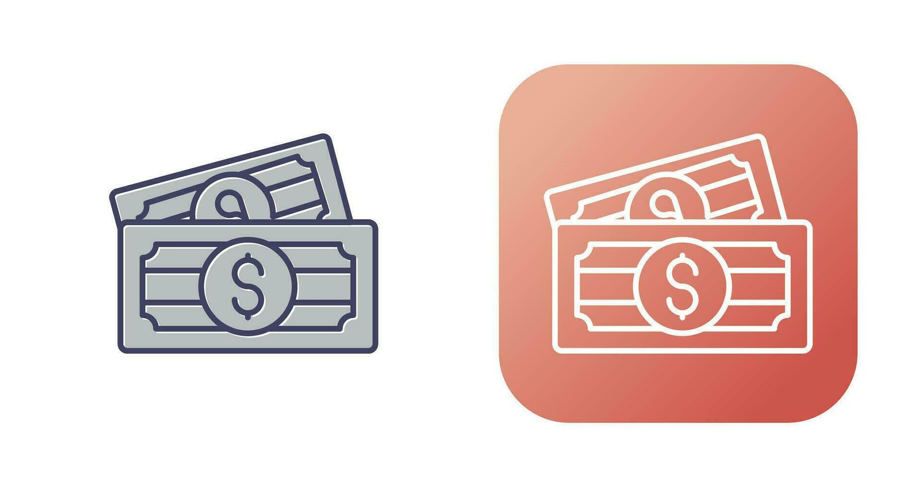 geld vector pictogram