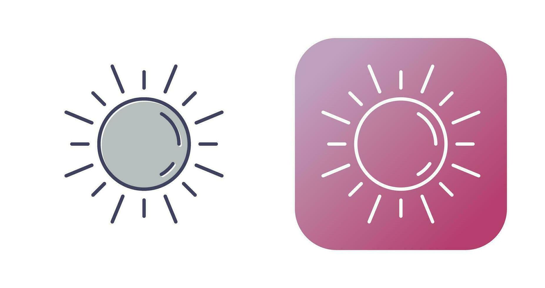 zon vector pictogram