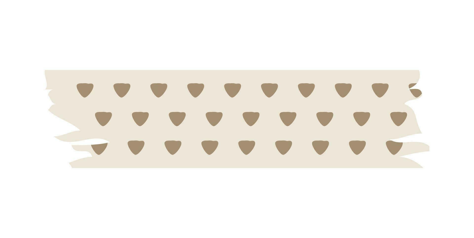 helder scandi vector grens washi patroon met driehoeken. gestileerde Scotch plakband schattig kinderen tekening spandoek. Scandinavisch speels Zelfklevend stijl deco lint trimmen. decoratief modern elementen