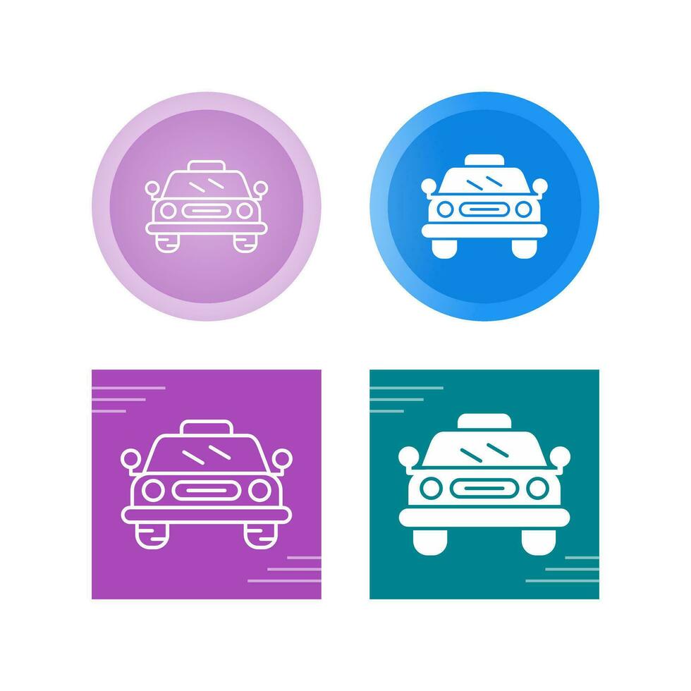 taxi vector icoon