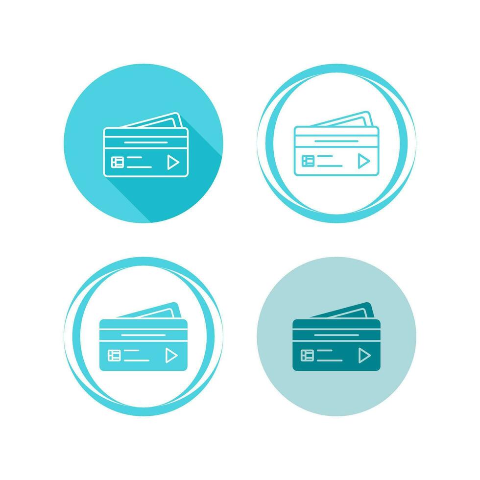 ATM-kaart vector pictogram