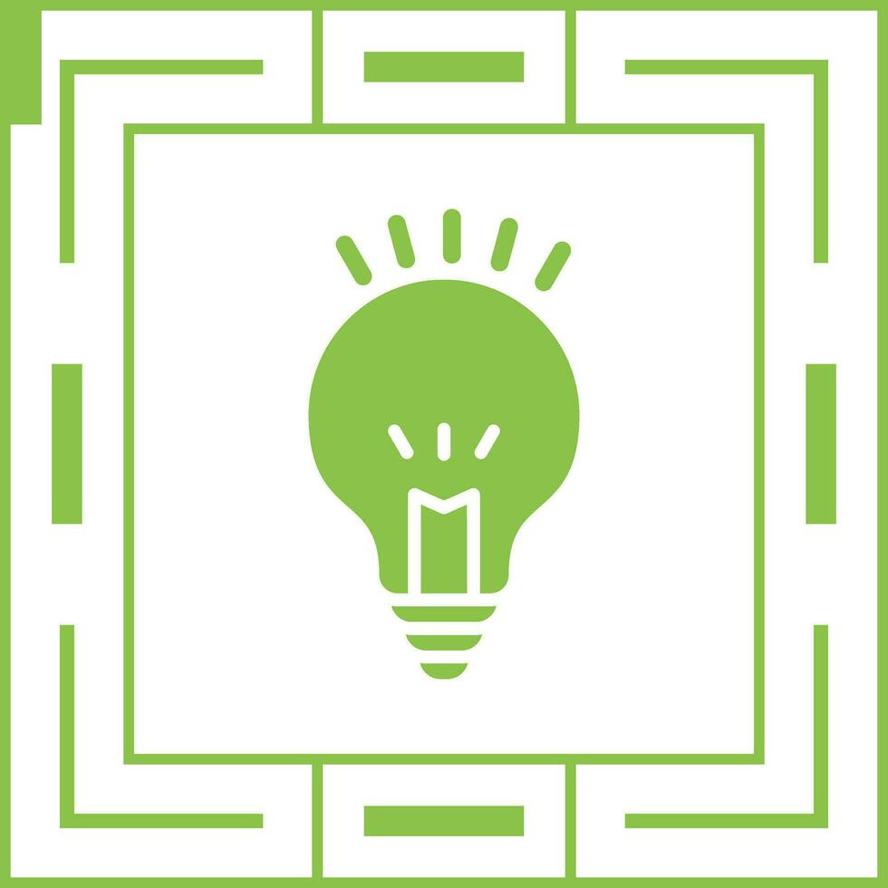 gloeilamp vector pictogram