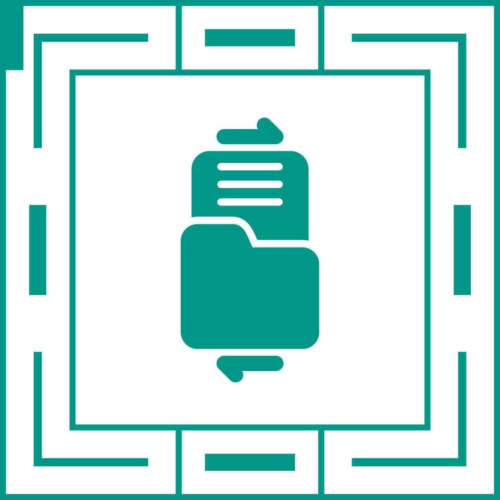 het dossier sharing vector icoon